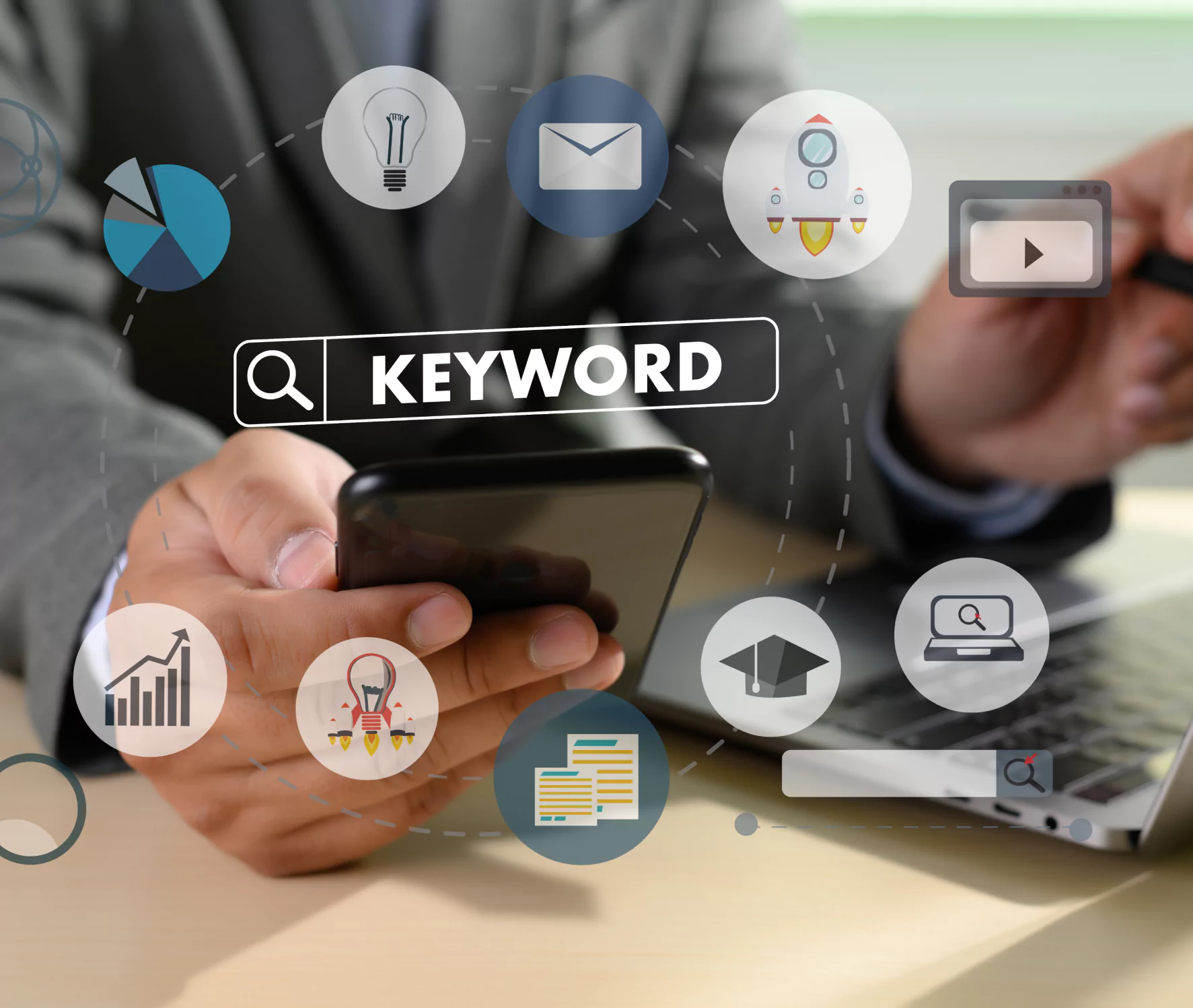  Keyword ranking and Technical SEO profficiency
                            